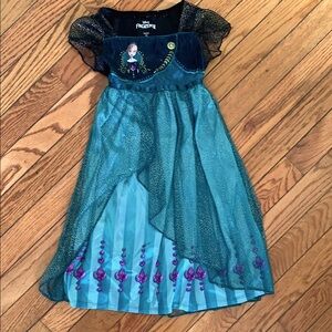 Frozen Kids Costume Dress - Blue and Purple